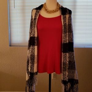 🧥 Rampage Plaid Wrap NWOT
